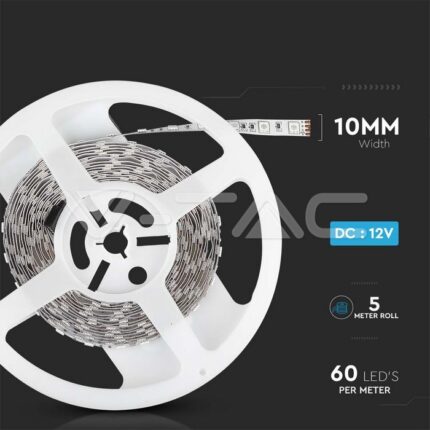 LED traka 5050 12V 7W RGB 60LED 5m - Slika 4