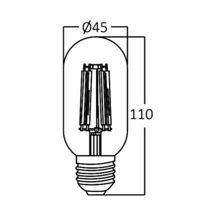 LED sijalica 4W E27 2200K - Slika 3