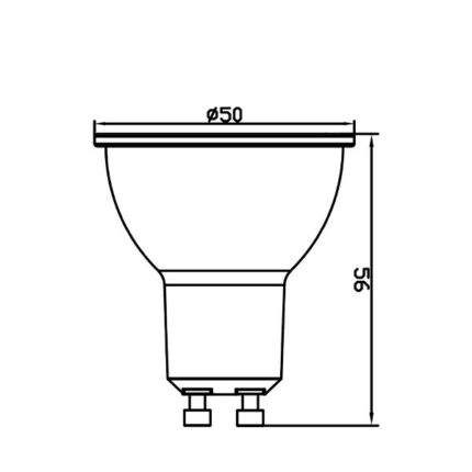 LED sijalica 5W GU10 – pakovanje 10 komada - Slika 3
