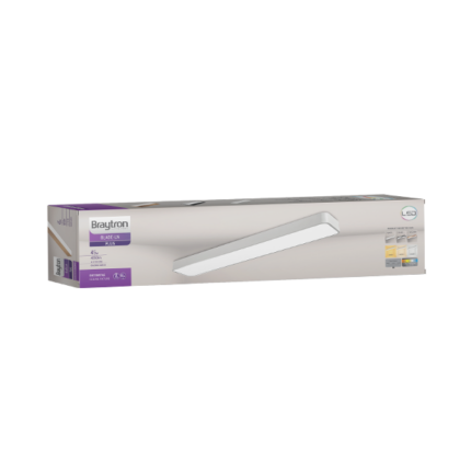 LED plafonjera 45w 3u1 pravougaona bela - Slika 4