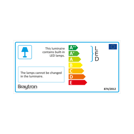LED plafonjera BLADE 45W 3u1 - bela kvadrat - Slika 6