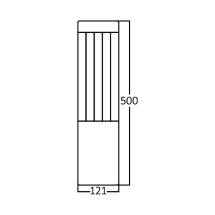 Led podna lampa Dallas 50cm - Slika 5
