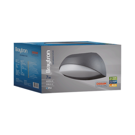 Zidna lampa antracit 7W 3000K - Slika 4