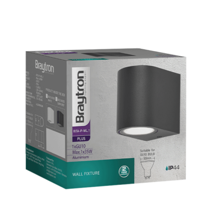 Zidna lampa antracit 1xGU10 - Slika 4