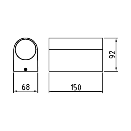 Zidna lampa antracit 2xGU10 - Slika 5