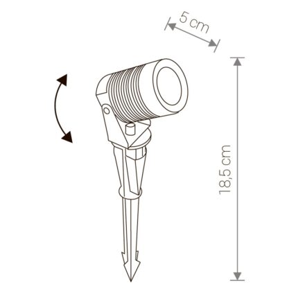 Ubodna lampa SPIKE LED - Slika 2