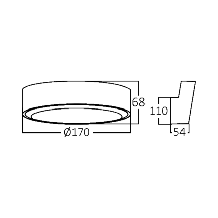 Zidna lampa WALLS-D 12w 6500k - Slika 5
