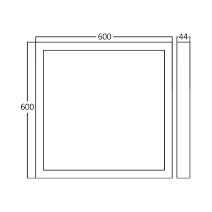 Ram za LED panel 600x600 - Slika 3