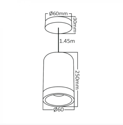 Spot visilica BETA - White - Slika 4