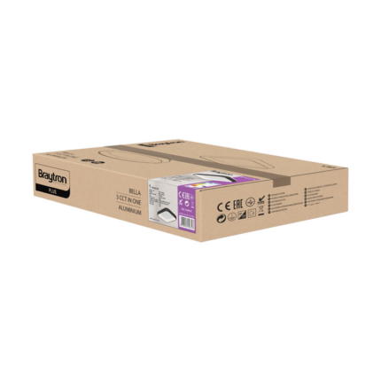 LED Plafonjera BELLA - 3u1 36W kocka crna - Slika 3