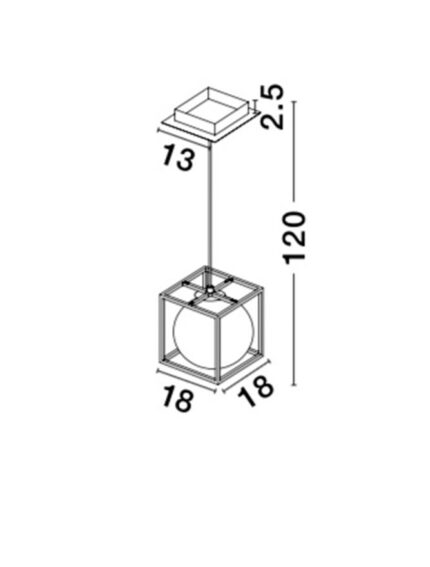 Nova Luce visilica JULIET 9206401 - Слика 4