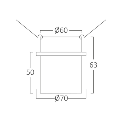 Rozetna ALFA okrugla crno-zlatna - Slika 5