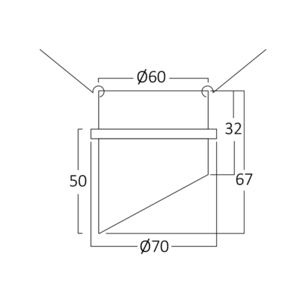 Rozetna ALFA D okrugla crno-zlatna - Slika 3