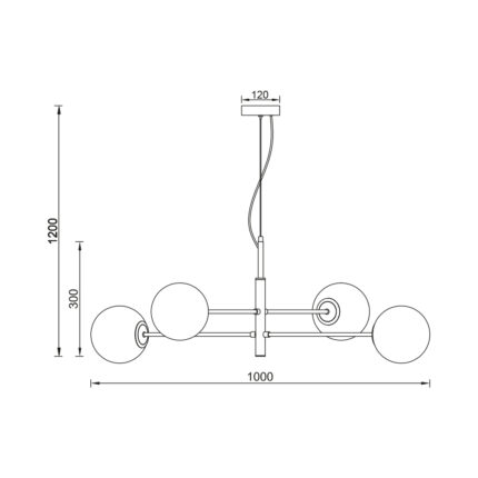 Visilica Sphere 4xG9 - Slika 3