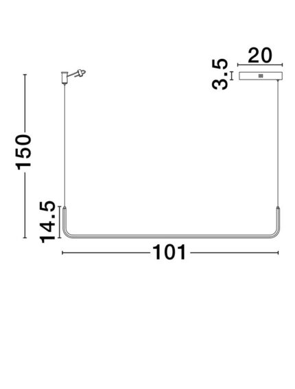 Nova Luce Visilica STRITA 9001102 - Slika 4