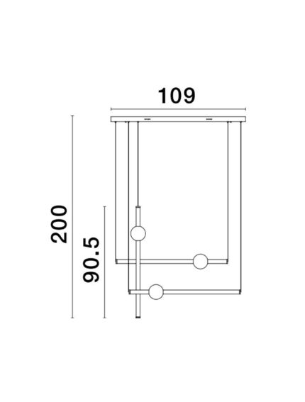 Nova Luce Visilica NEUTRON 9054453 - Slika 4