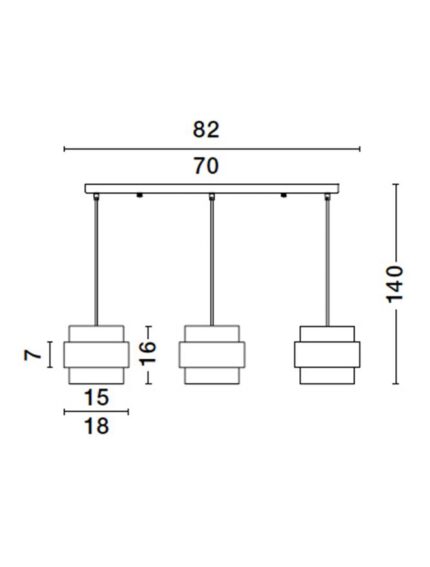 Nova Luce Visilica SIANNA 9236382 - Slika 4