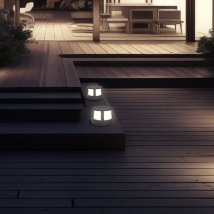 Zidna/podna lampa WALLS-G1 KRUG 15W 3U1 IP65 - Slika 2