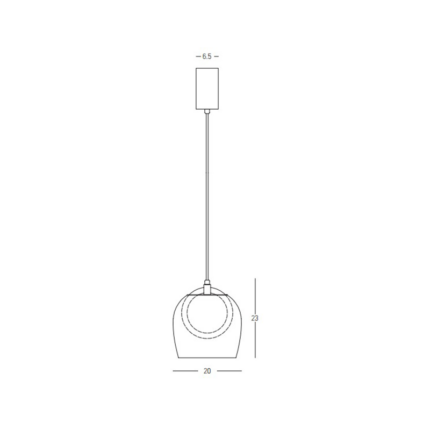 Zambelis 23080 visilica 6W 3000K - Slika 2