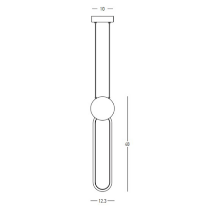 Zambelis 23100 visilica 13W 3000K - Slika 2