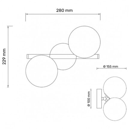Zidna lampa TALIA 16 2×G9 - Slika 3