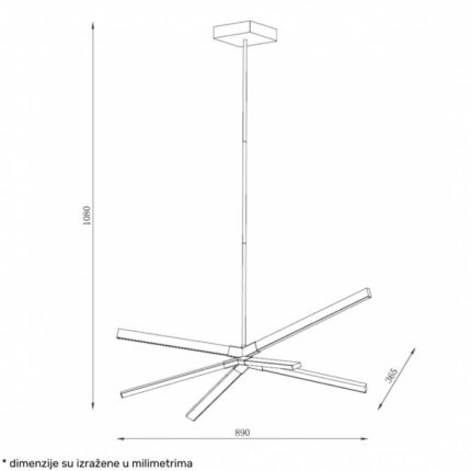 Visilica SOLEA 24 40W 3000K - Slika 3