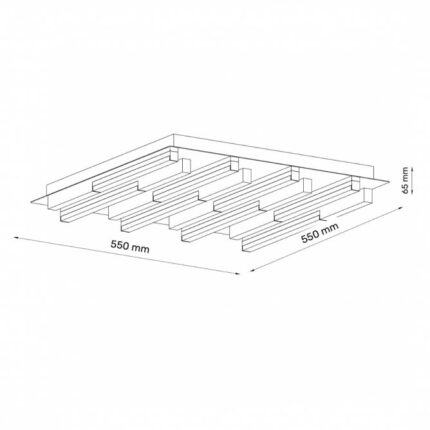 Plafonjera SOLEA 33 36W 3u1 - Slika 4