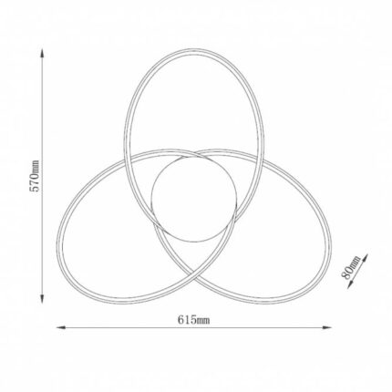 Plafonjera SOLEA 42 60W 3u1 3u1 - Slika 3