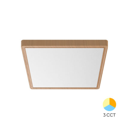 LED Plafonjera JADE 26W 3u1 kvadrat drvo - Slika 1