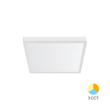 LED Plafonjera JADE 20W 3u1 kvadrat bela - Слика 1