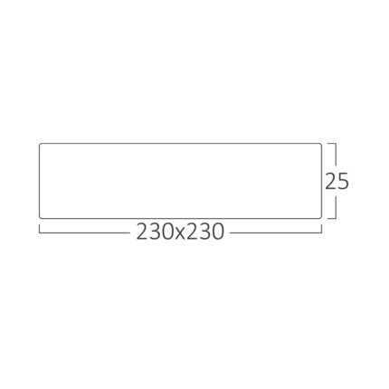 LED Plafonjera JADE 20W 3u1 kvadrat bela - Слика 3