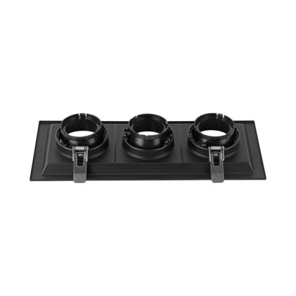 Ugradna rozetna GATA 3D kvadrat crna - Slika 3