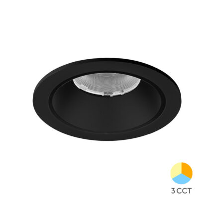Ugradni LED spot LINEX 10W 3u1 crna - Slika 1