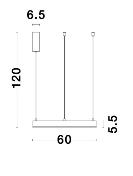 Nova Luce visilica MOTIF 9190840 - Slika 3