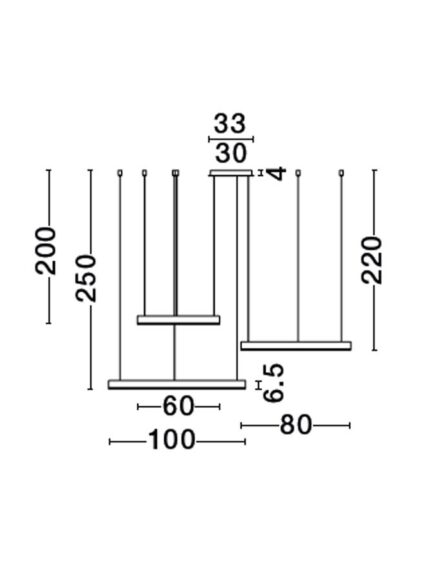 Nova Luce visilica MOTIF 9530190 - Slika 3