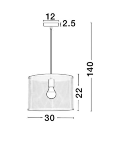 Nova Luce visilica NET 8809302 - Slika 3