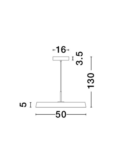 Nova Luce visilica VETRO 9223416 - Slika 5