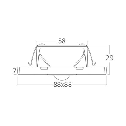 Zidna lampa STEP 1.5W 3u1 siva senzor - Slika 5
