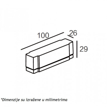 Skrivač kabla za SLIM magnetnu šinu beli - Slika 3