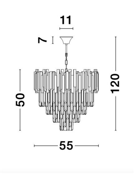 Nova Luce visilica GRANE 9181200 - Slika 5