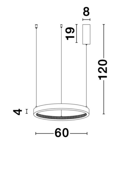 Nova Luce visilica PRESTON 9285601 - Slika 5