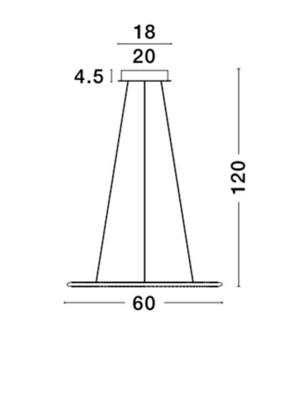Nova Luce visilica LIVORNO 8107401 - Slika 4