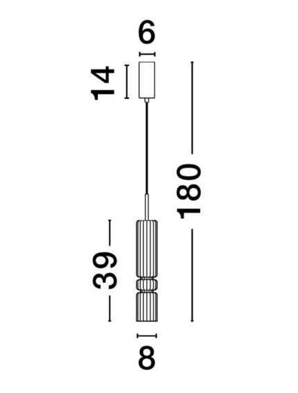 Nova Luce visilica BENTO 9030552 - Slika 4