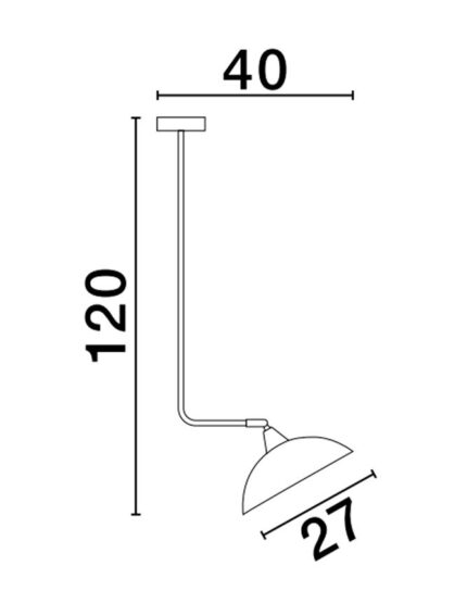 Nova Luce visilica MIRBA 9035980 - Slika 4