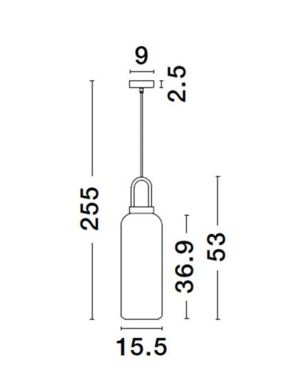 Nova Luce visilica IRVINE 9241160 - Слика 4