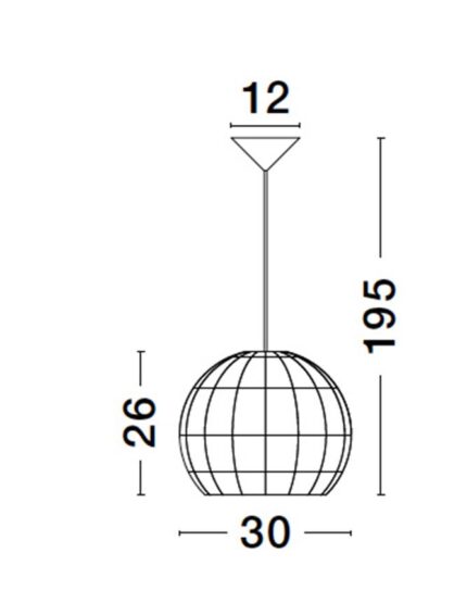 Nova Luce visilica MARLO 9586503 - Slika 4