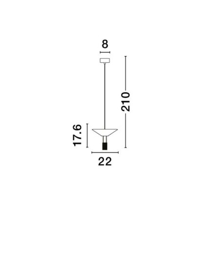 Nova Luce visilica ANAFI 9695276 - Слика 5