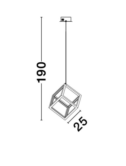 Nova Luce visilica GABBIA 9818251 - Slika 4