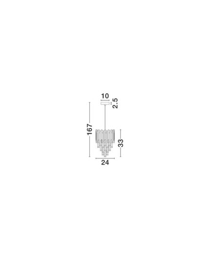 Nova Luce visilica MAGNOLIA 9824084 - Slika 4