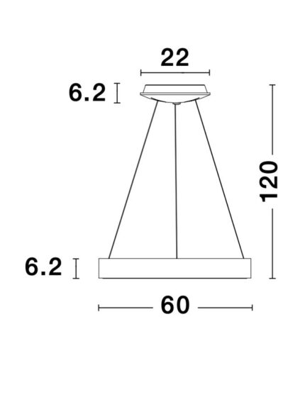 Nova Luce visilica RANDO SMART 9853044 - Slika 4